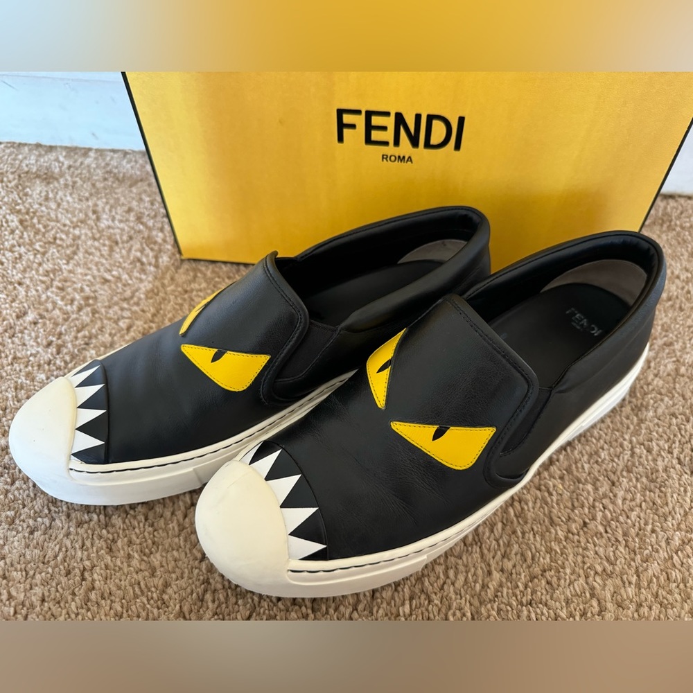 FENDI MONSTER SKATE SNEAKER 38.5